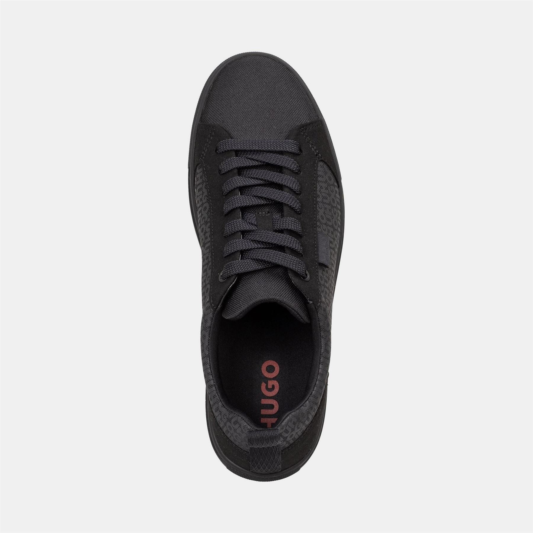 Hugo Leather Logo Trainers