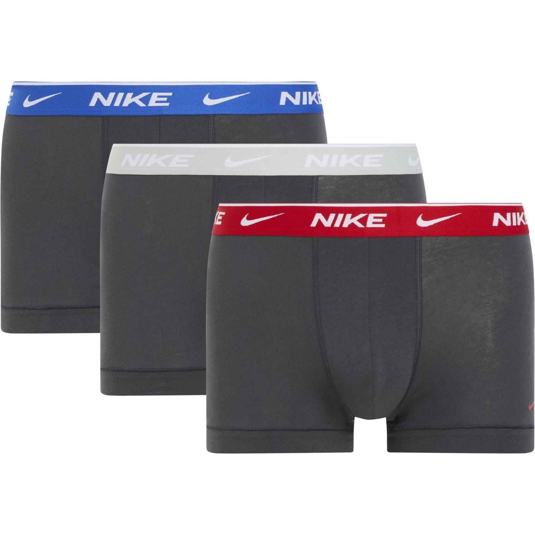 Nike Mens 3 Pack Everyday Cotton Trunks