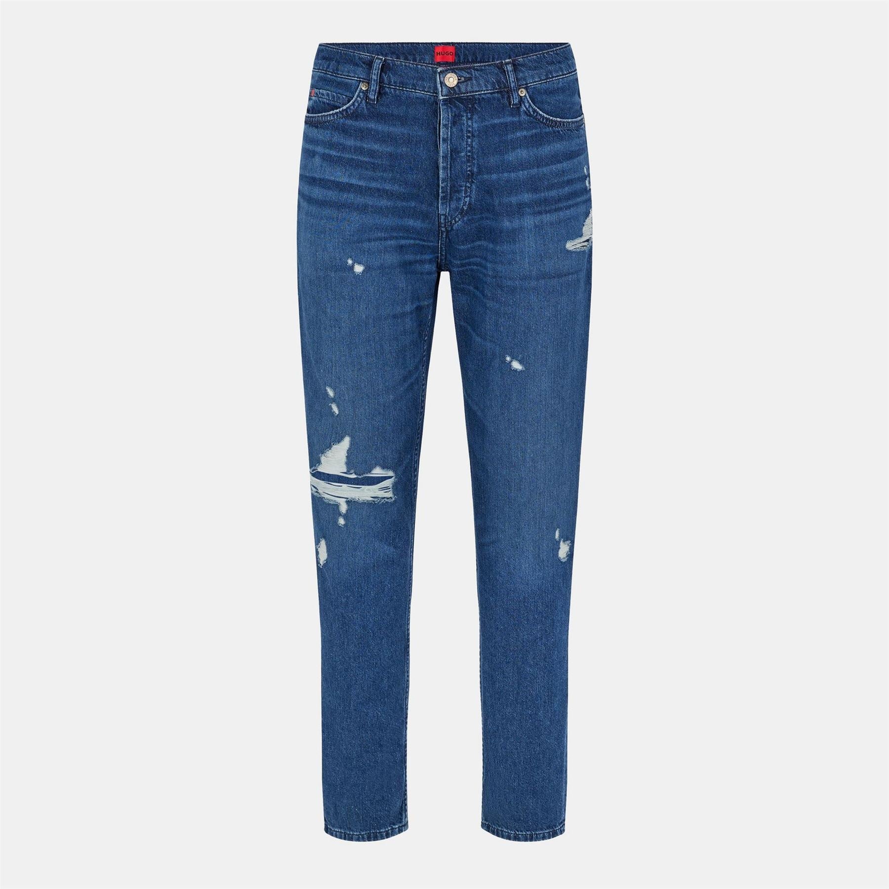 Hugo Distressed Slim Fit Jeans