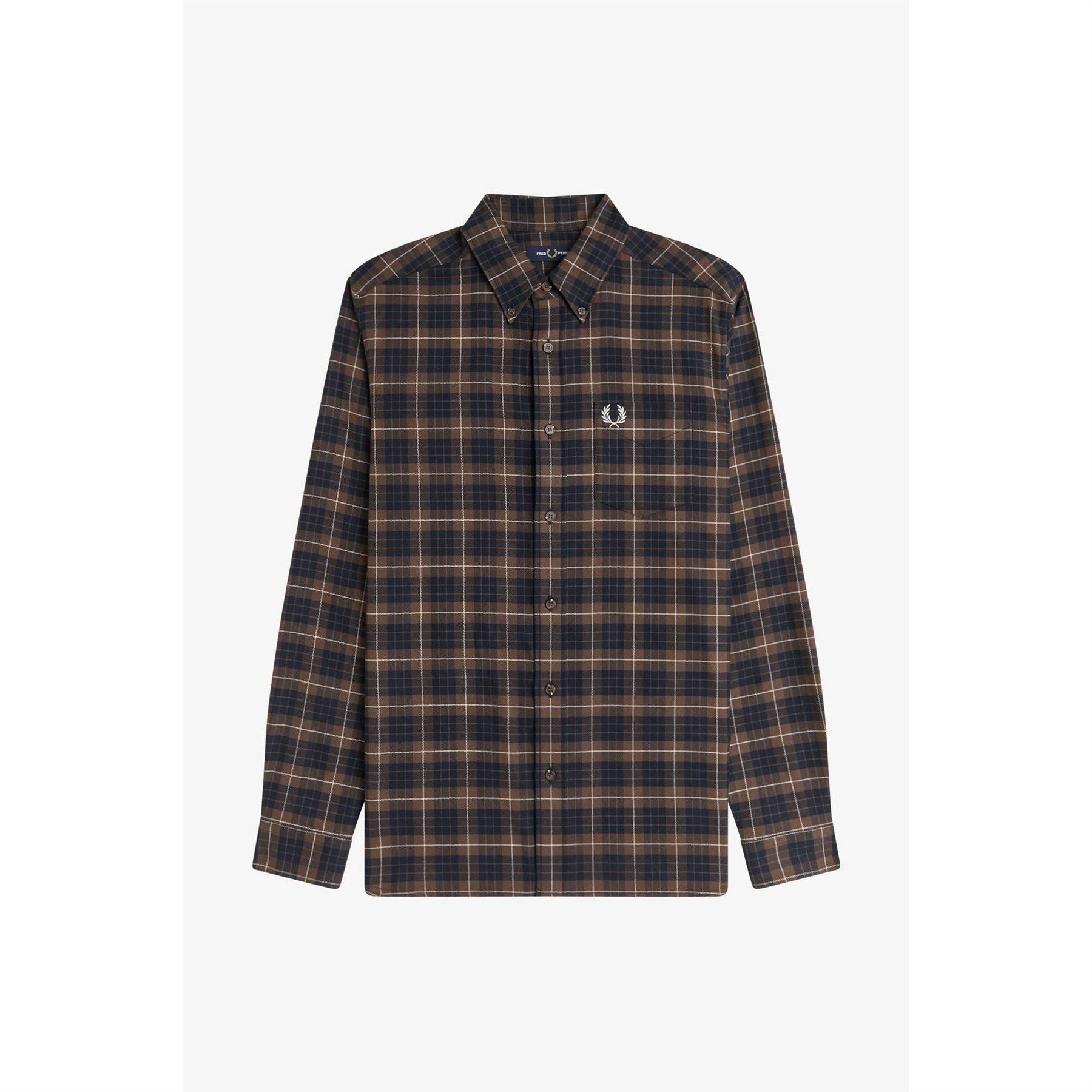 Fred Perry Tartan Long Sleeve Shirt