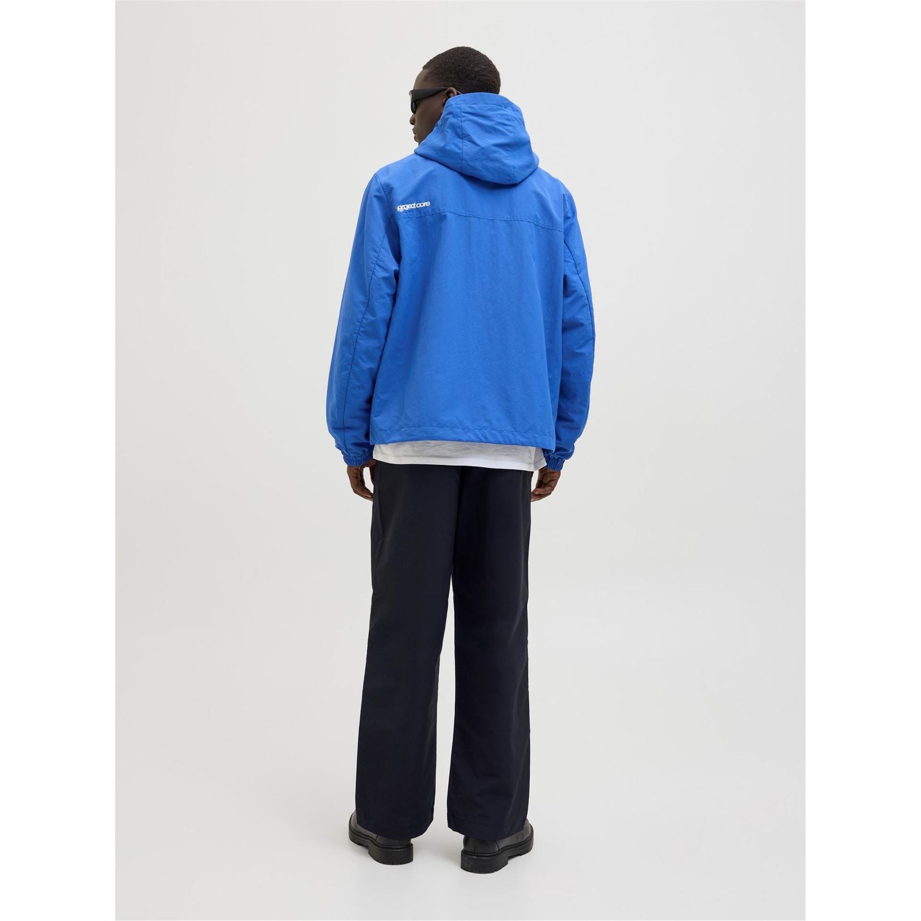Jack and Jones Owen Solid Patterned Wide Leg Chinos