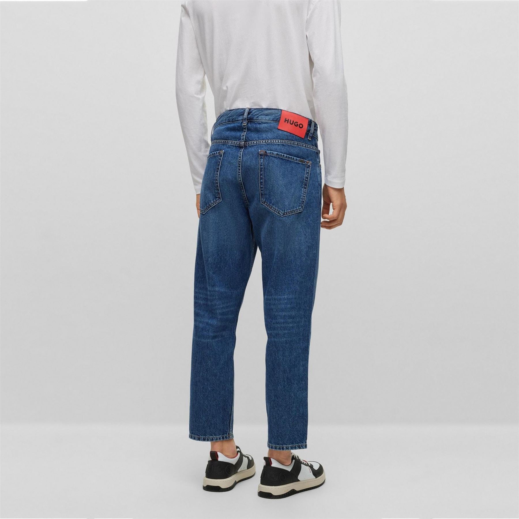 Hugo Five Pocket Straight Leg Jeans