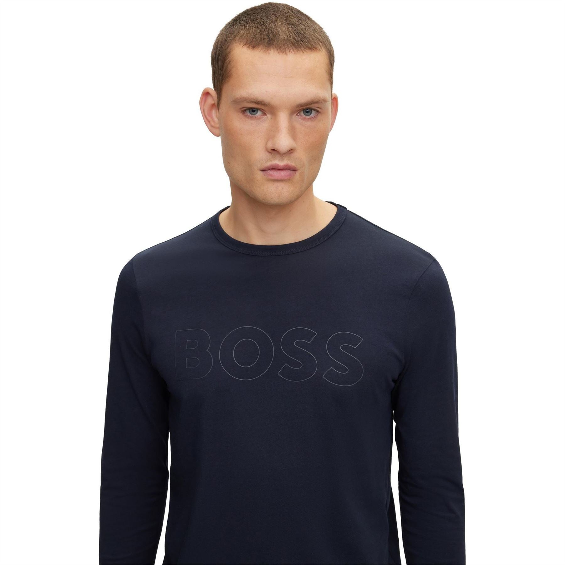 Boss Crew Neck Long Sleeve Regular Fit T-Shirt