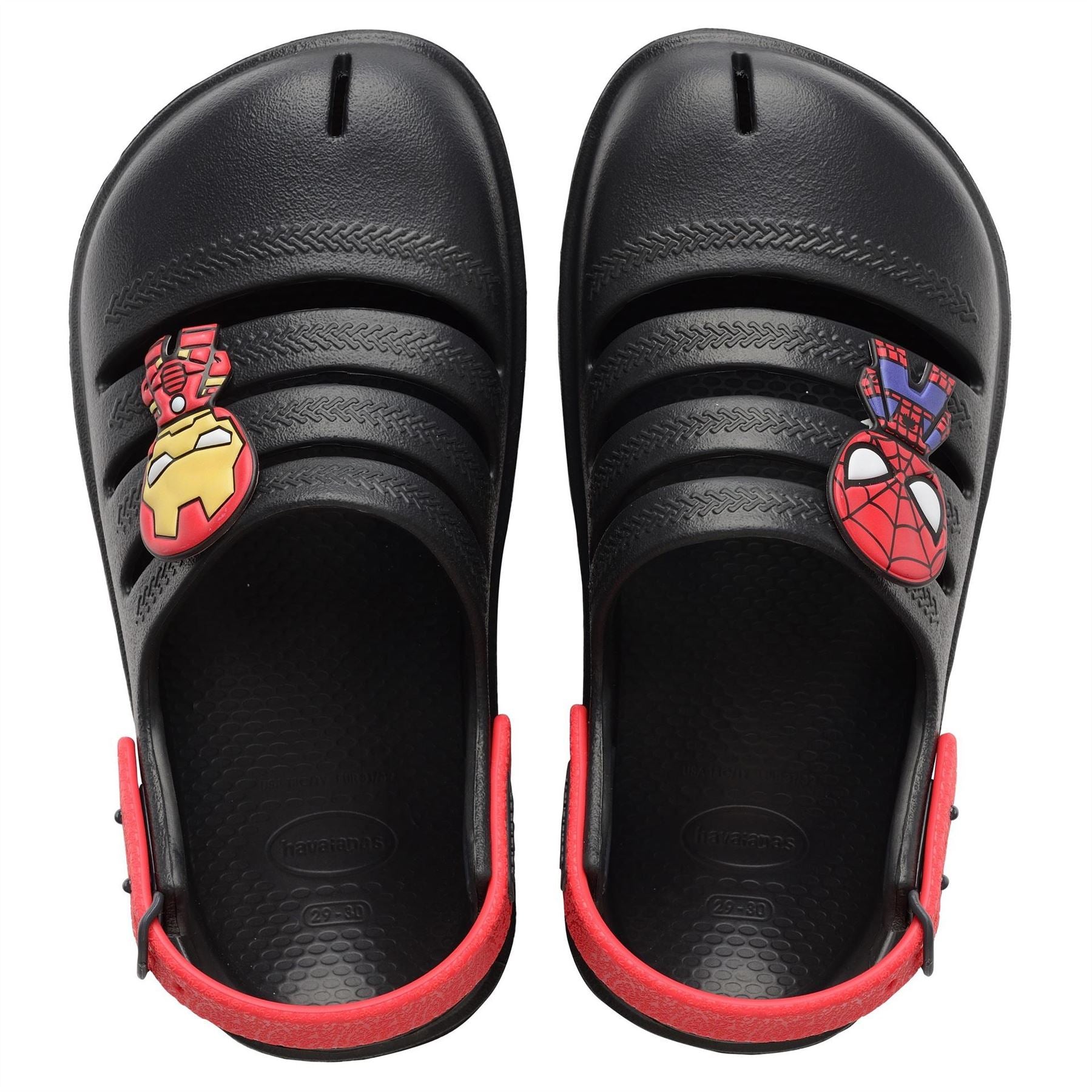 Havaianas Hav. Kids Clog Marvel New Graphite Flip Flops Womens