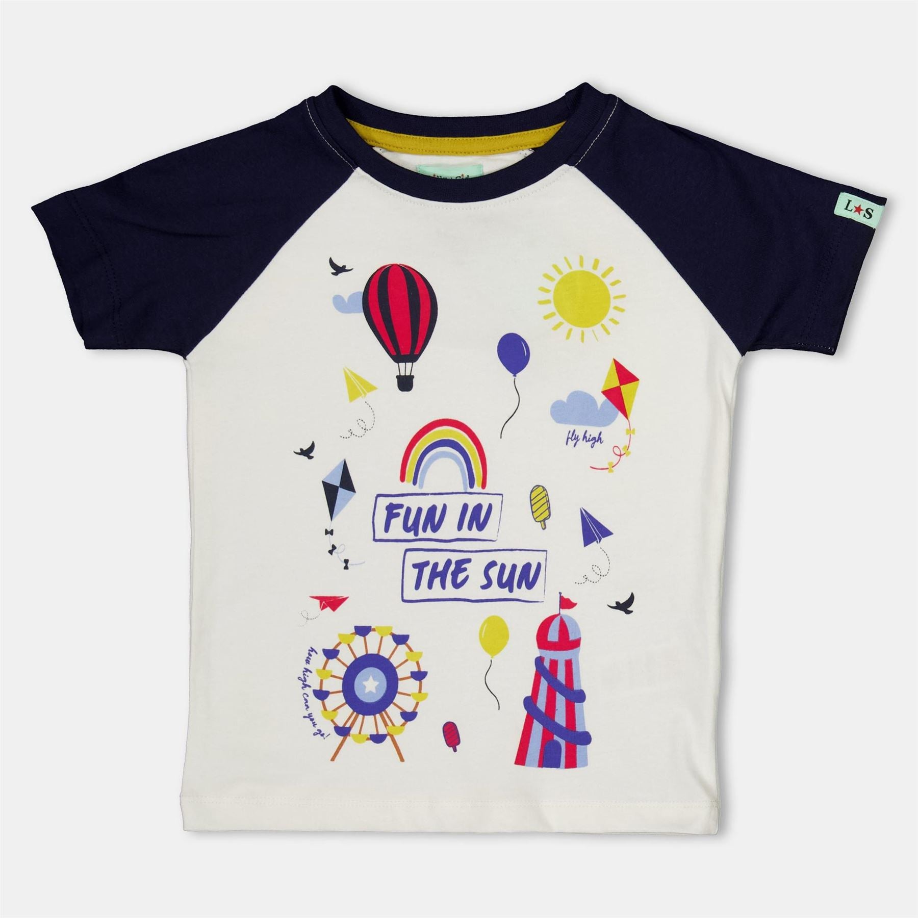 Lilly and Sid Kids Fun Fair Regular Fit T-Shirt