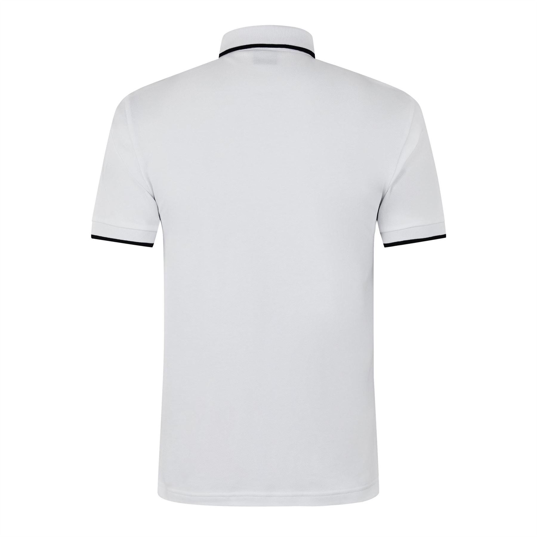 Boss Orange Pique Short Sleeve Polo Shirt With Logo Detail