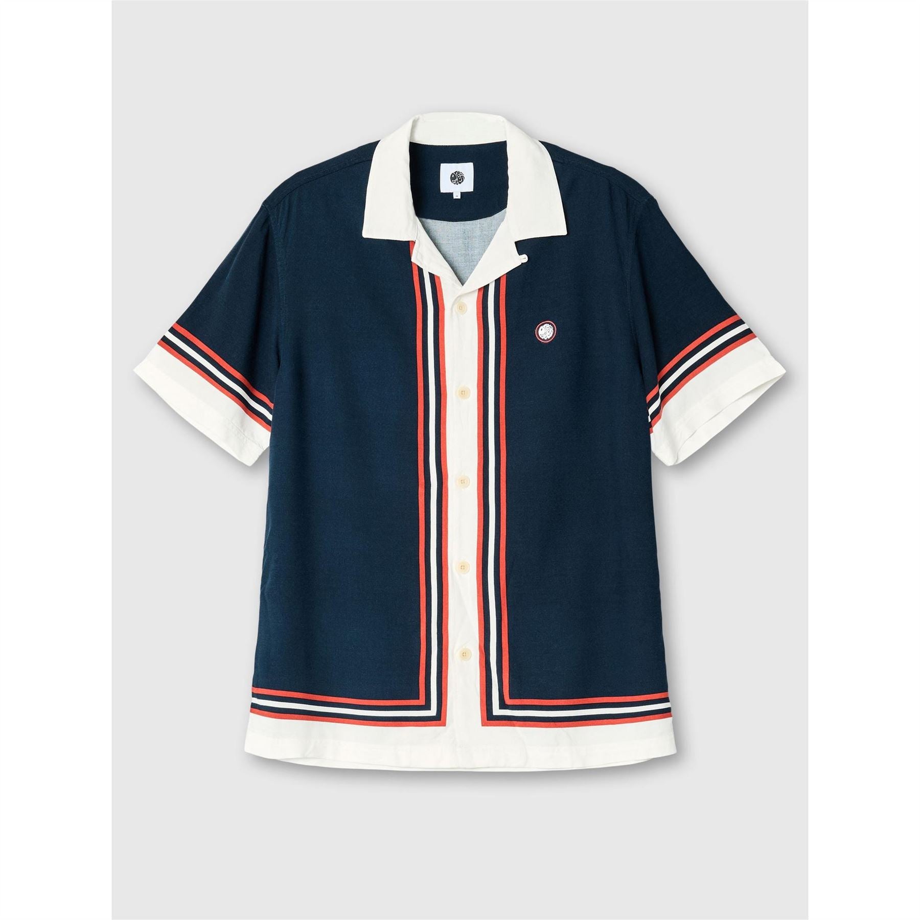 Pretty Green Valencia FC Regular Fit Short Sleeve Shirt
