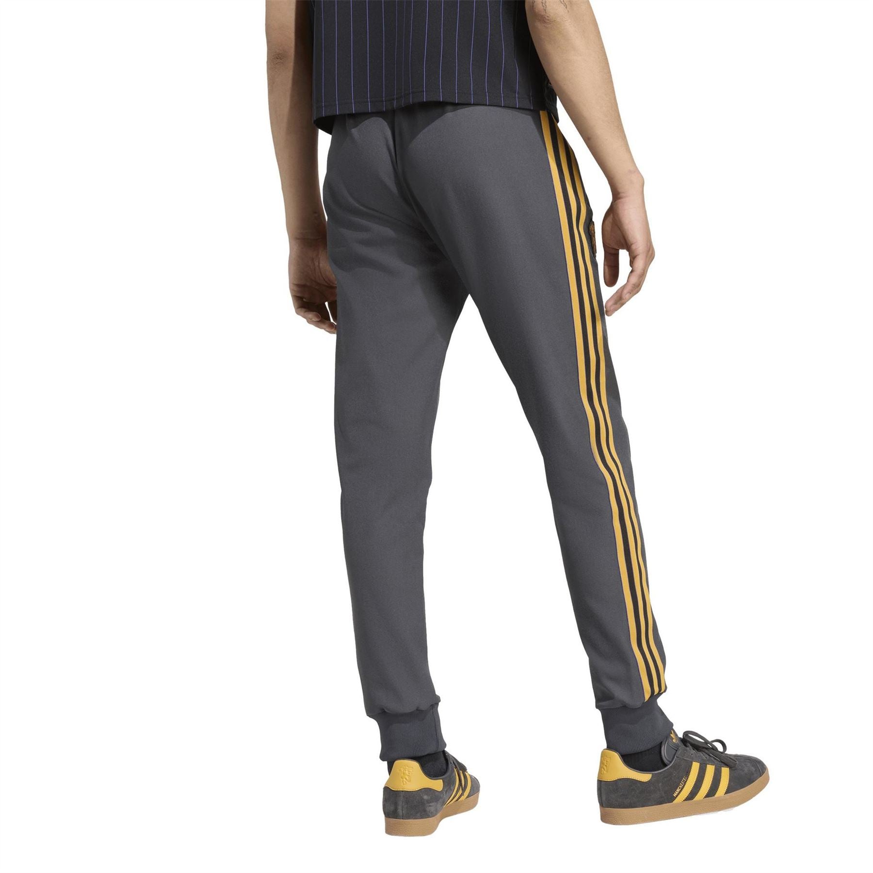 adidas Mens Manchester United Icons Tracksuit Bottoms