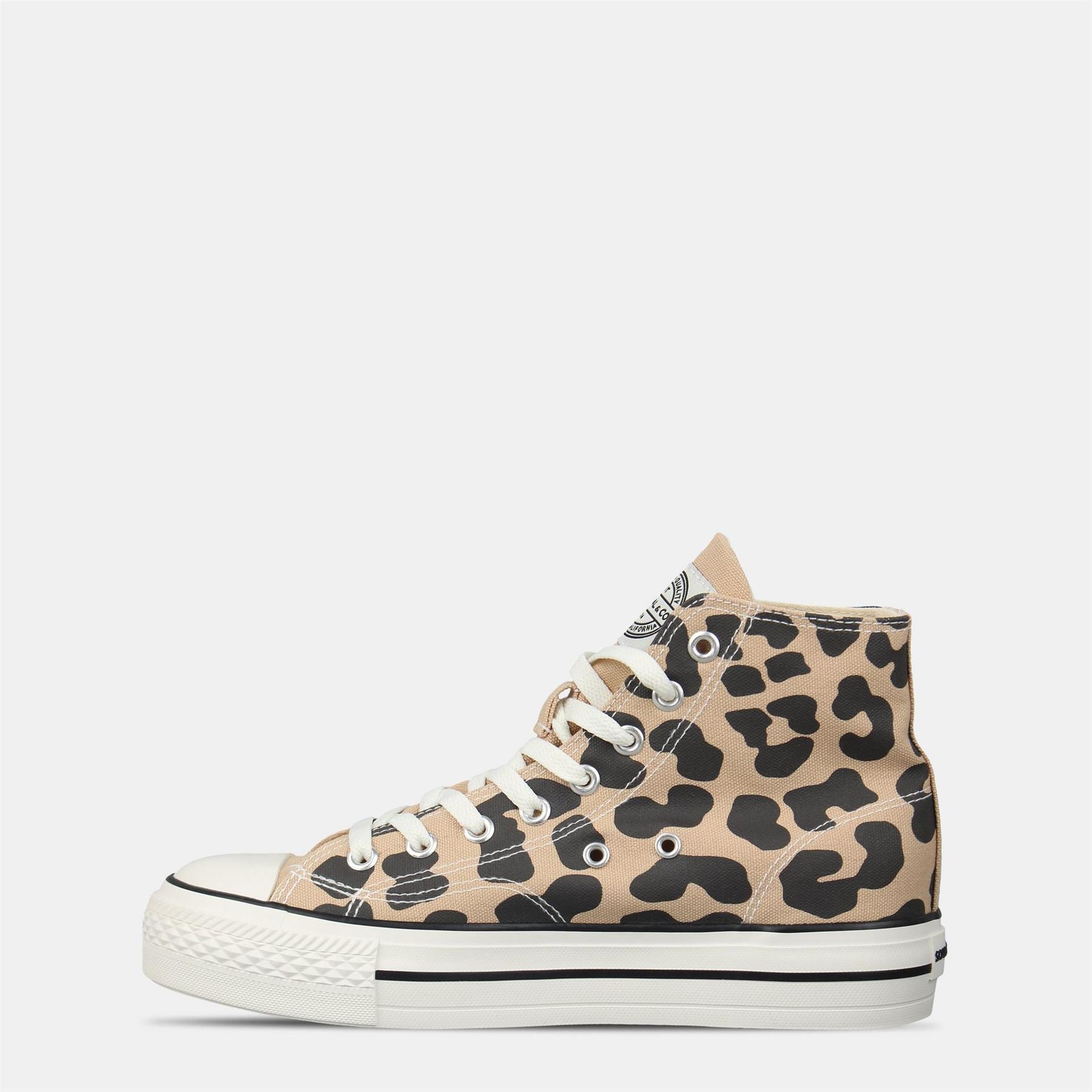 SoulCal Womens Canvasas High Top Platform Trainers