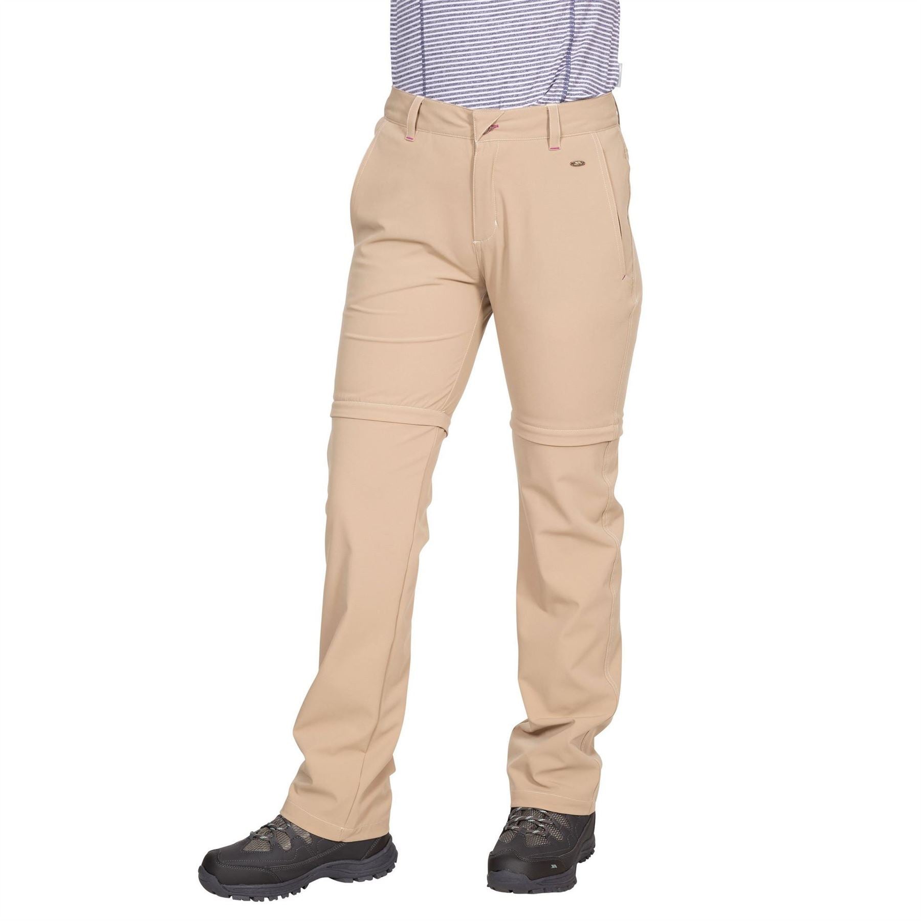 Trespass Eadie C Solid Patterned Straight Trousers
