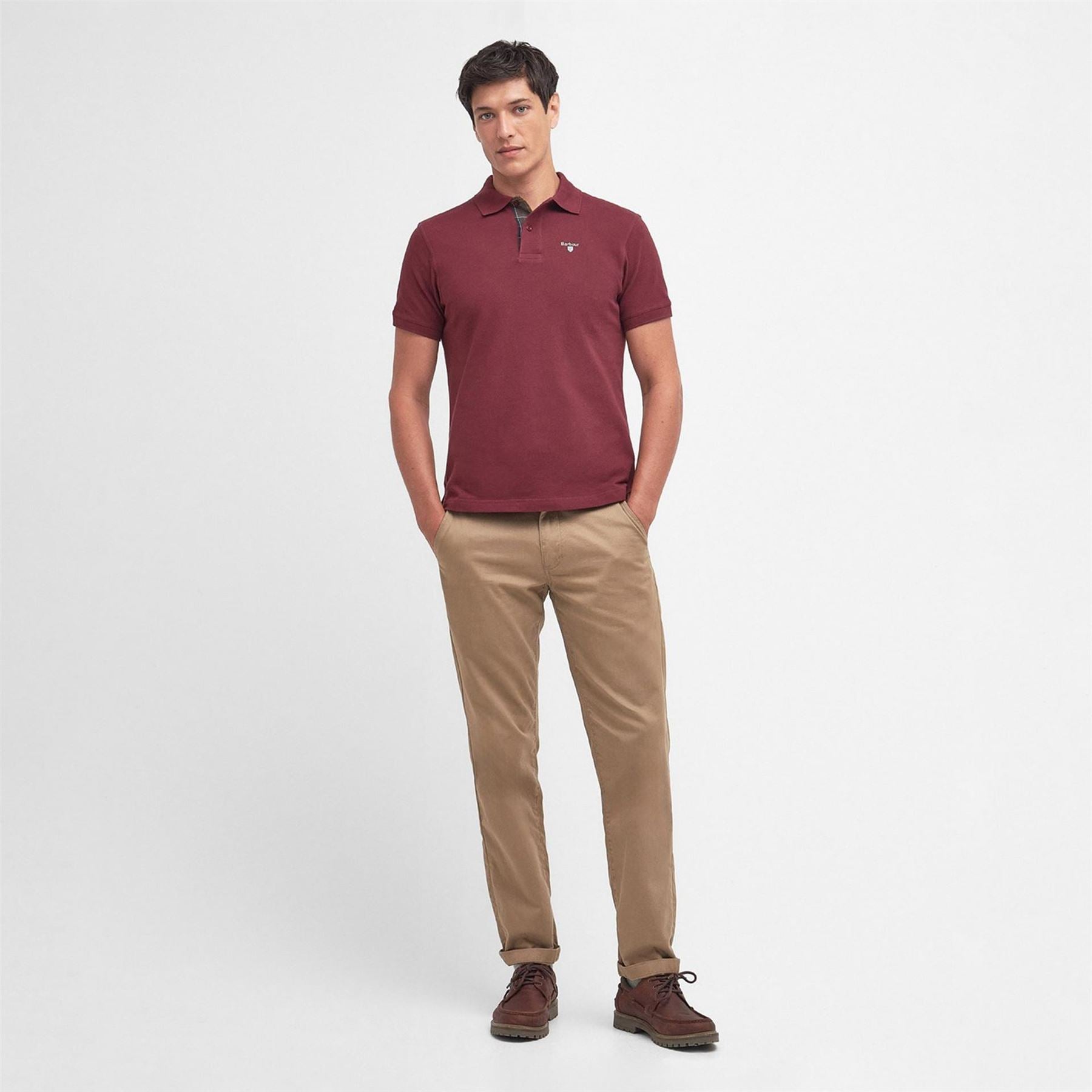 Barbour Tartan Pique Polo Shirt