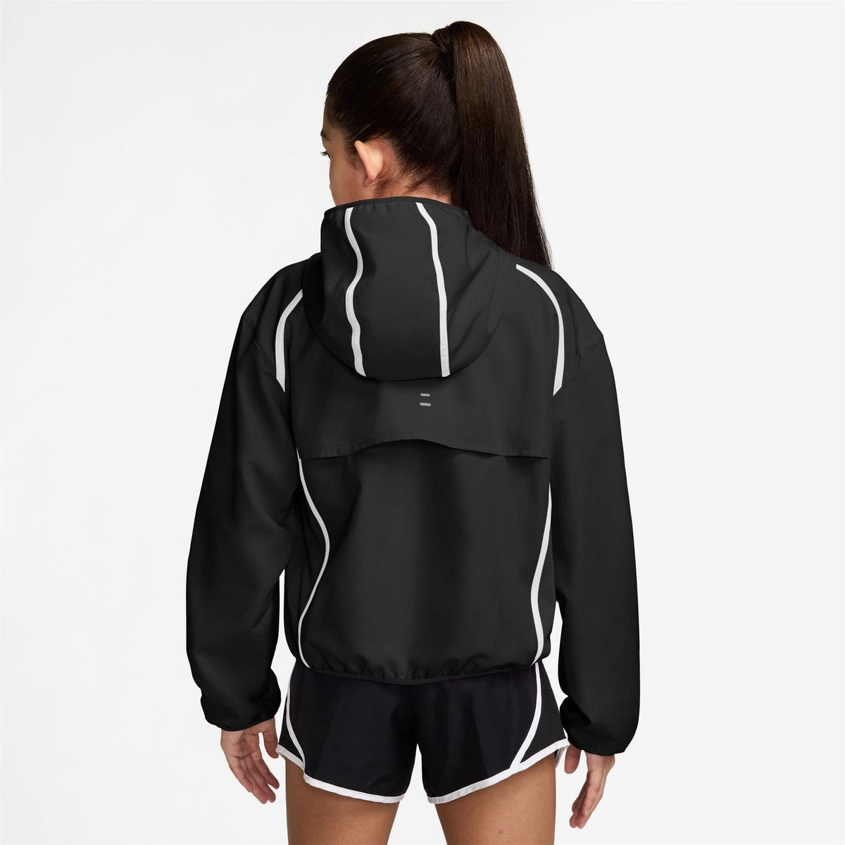Nike Hooded Full Zipper Reflective Accent Track Jacket