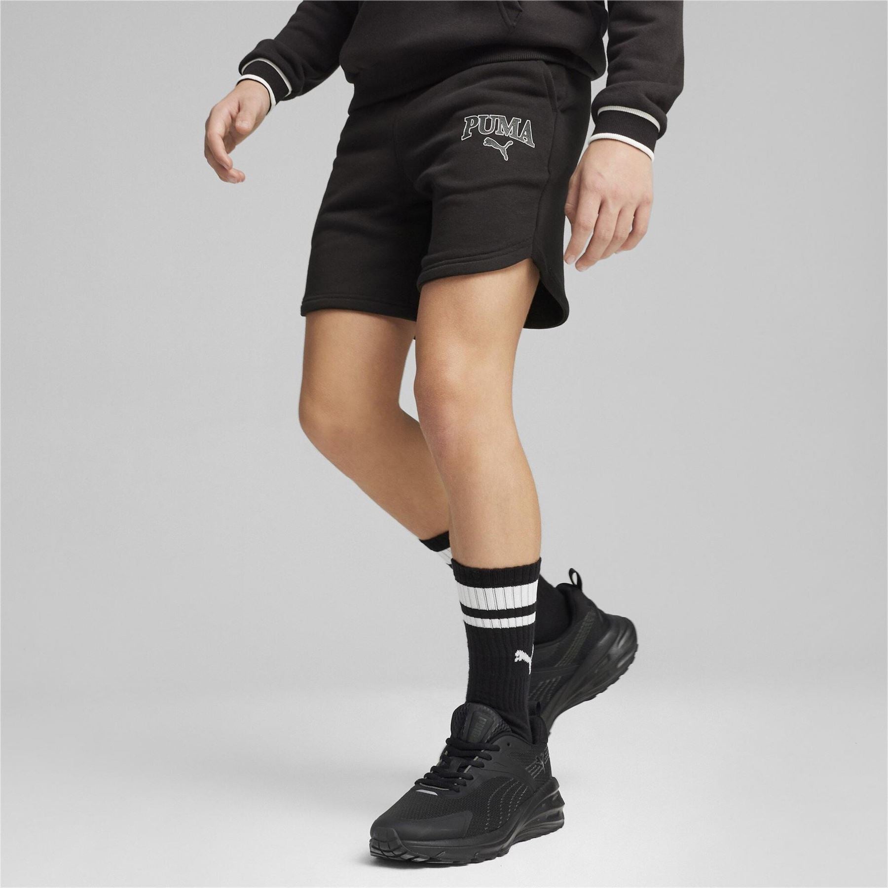 Puma Crew Neck Lettering Sweatshirt
