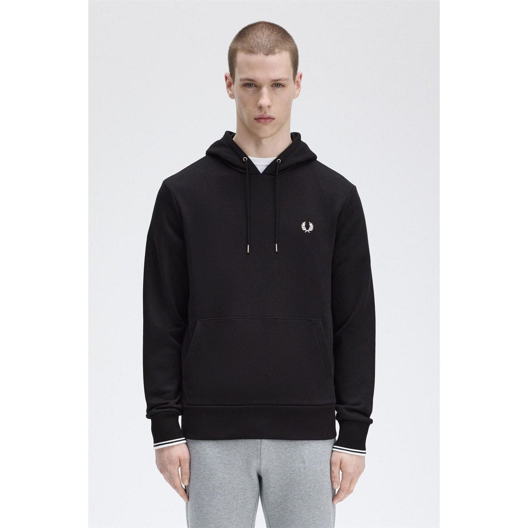 Fred Perry Logo Hoodie