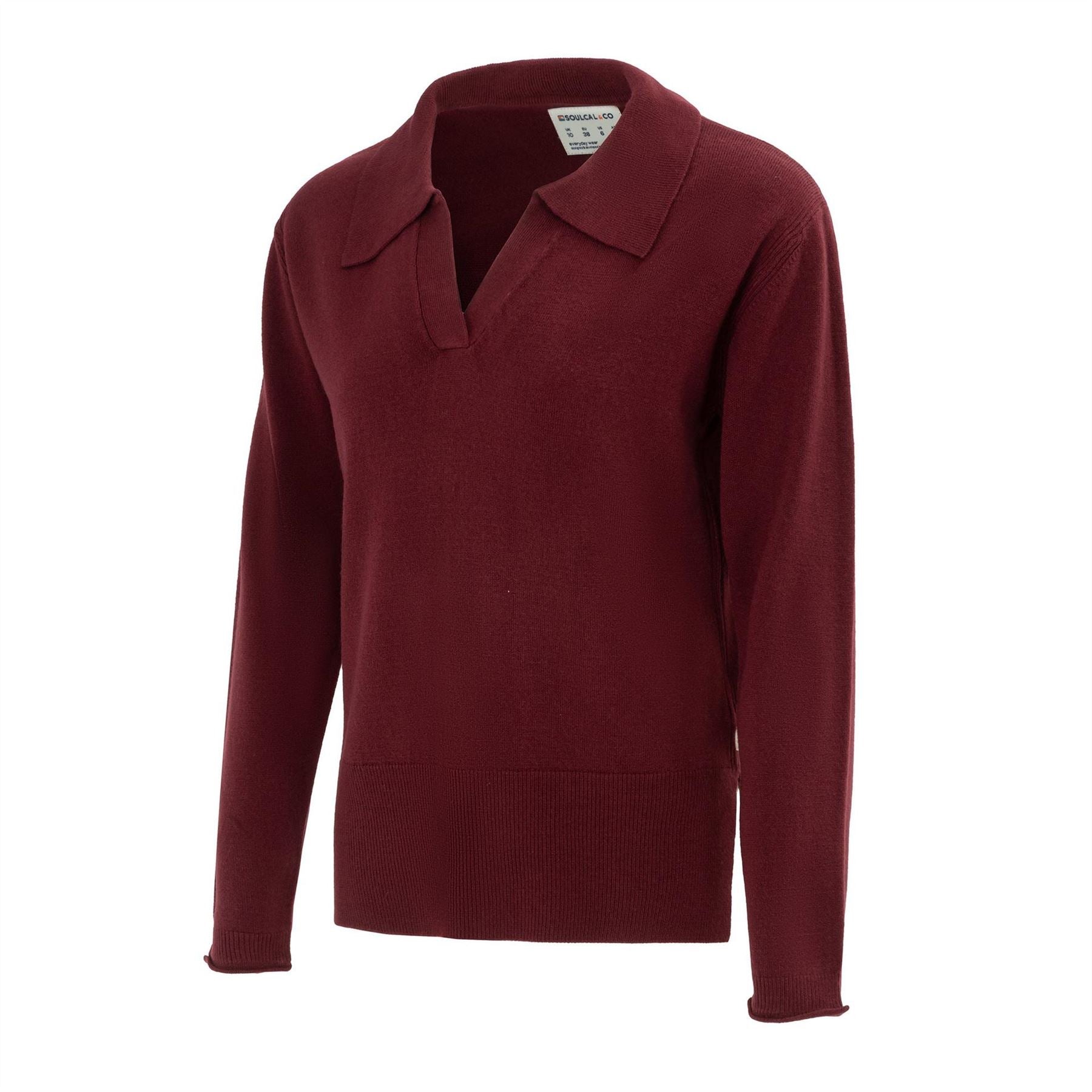 SoulCal Cal Women Long Sleeve Polo Jumper