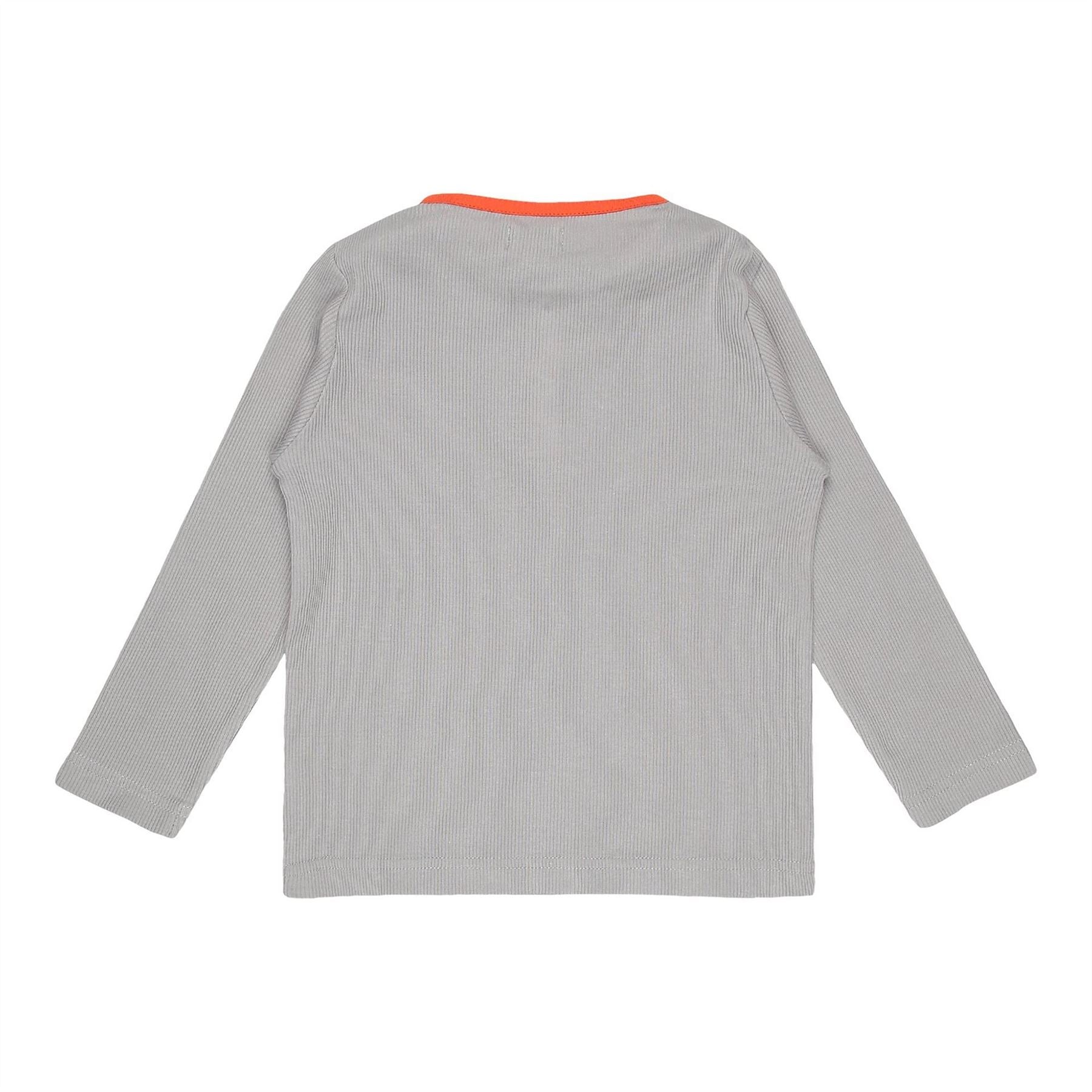 Lilly and Sid 2 Pack Regular Fit Henley Collar Top