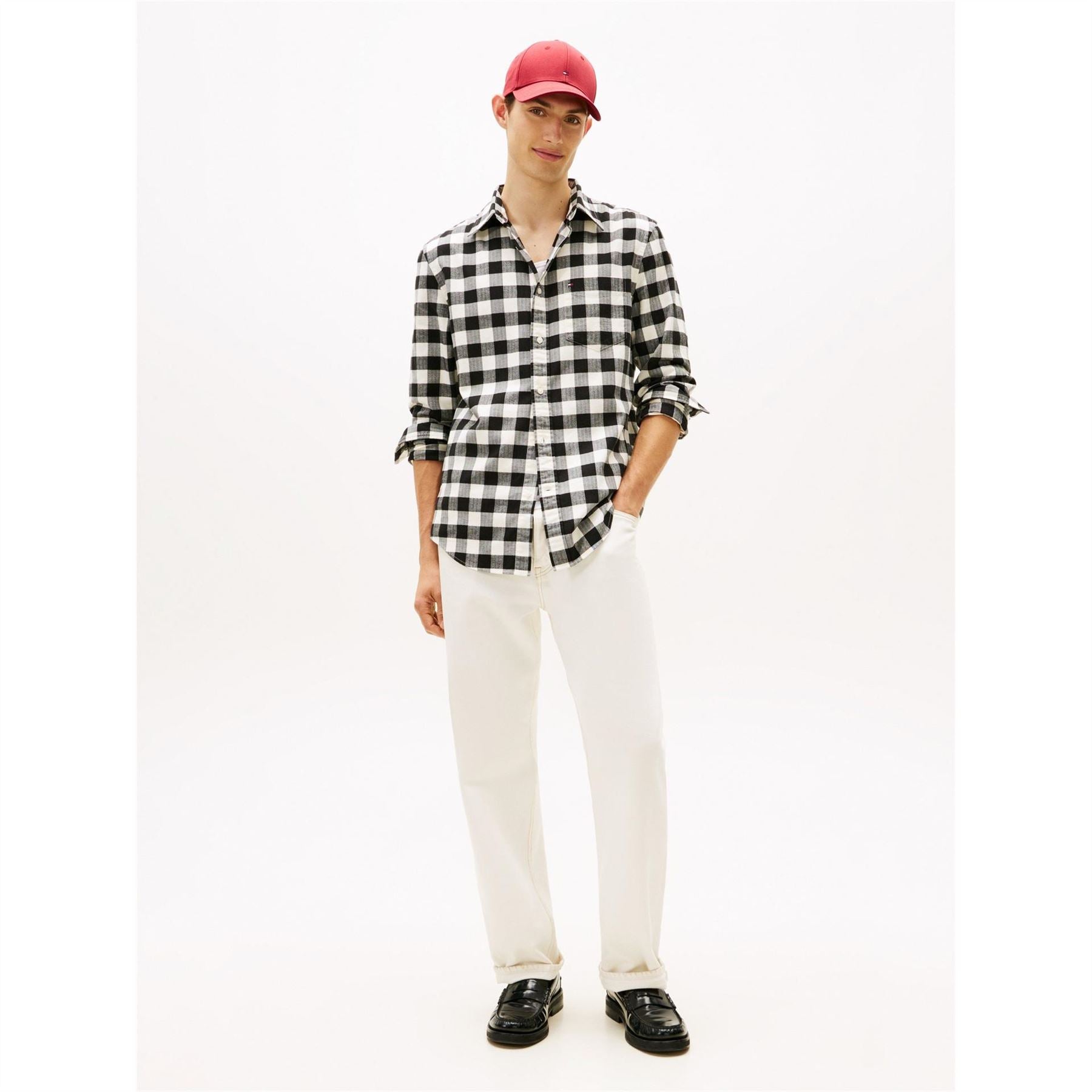 Tommy Hilfiger Buffalo Check Long Sleeve Patterned Shirt
