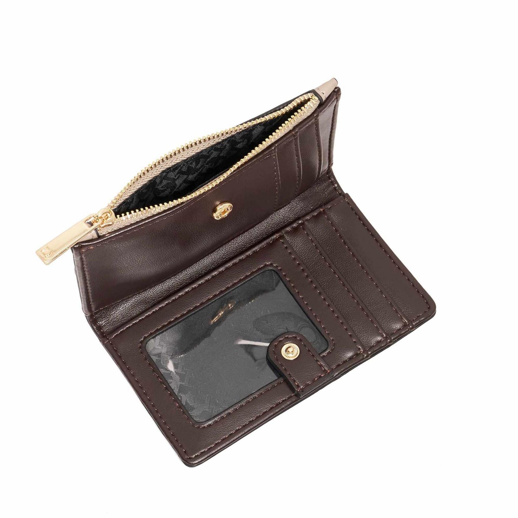 Dune London Rectangle Shape Color Block Zip Around Wallet