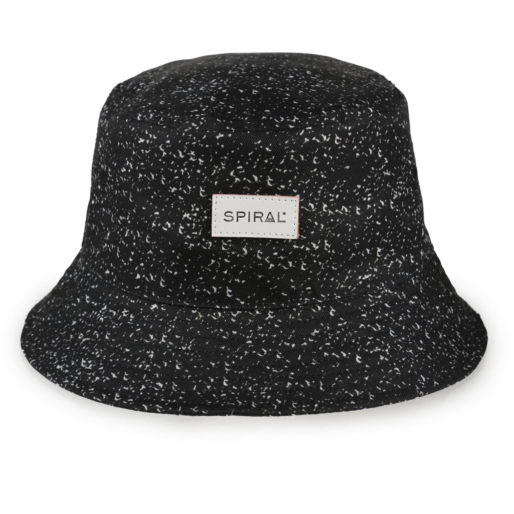 Spiral All Around Brim Panel Construction Bucket Hat