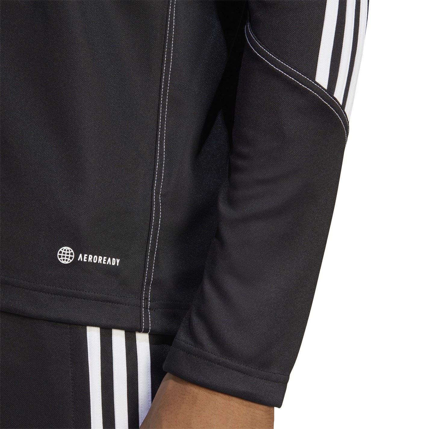 adidas Tiro23 Zip Neck Athletic Sweatshirt