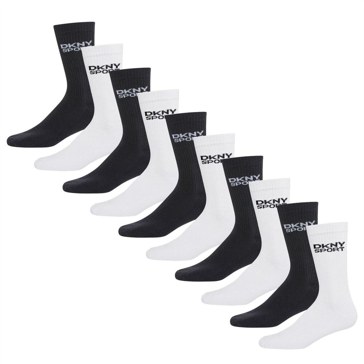 DKNY Mens 10 Pack Sports Socks Radde