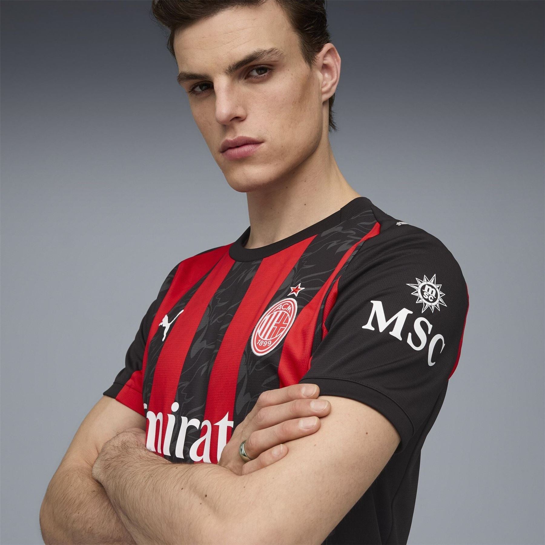 Puma Ac Milan Home Shirt 2025 2026 Adults