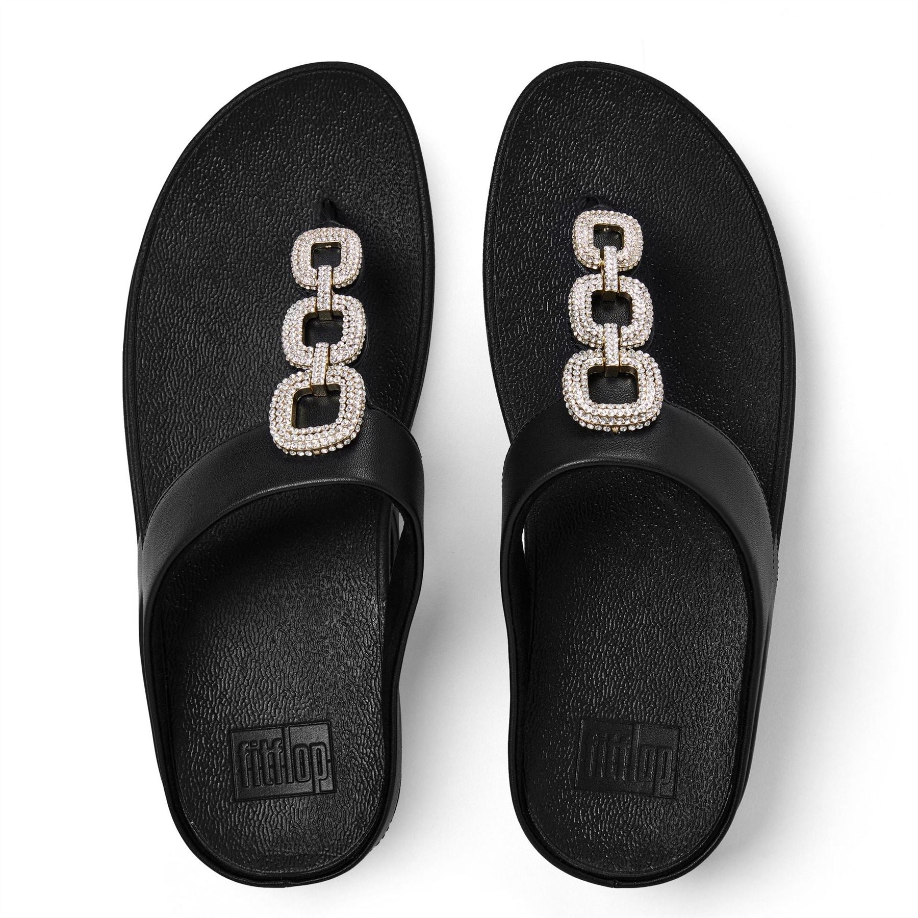Fitflop Thong Low Heel Wedge Flip Flops