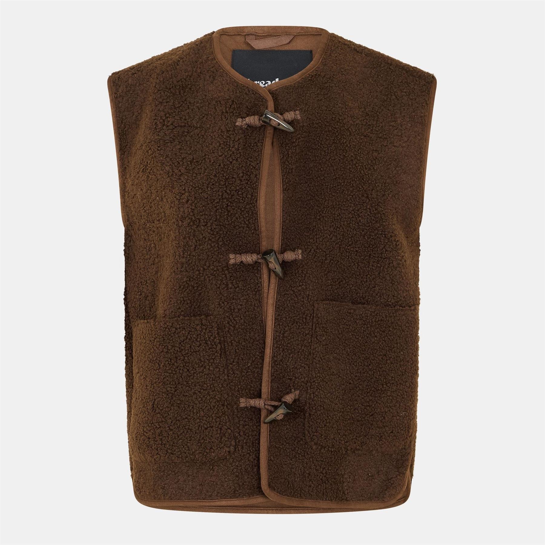 Threadbare Itoje Solid Patterned Gilet