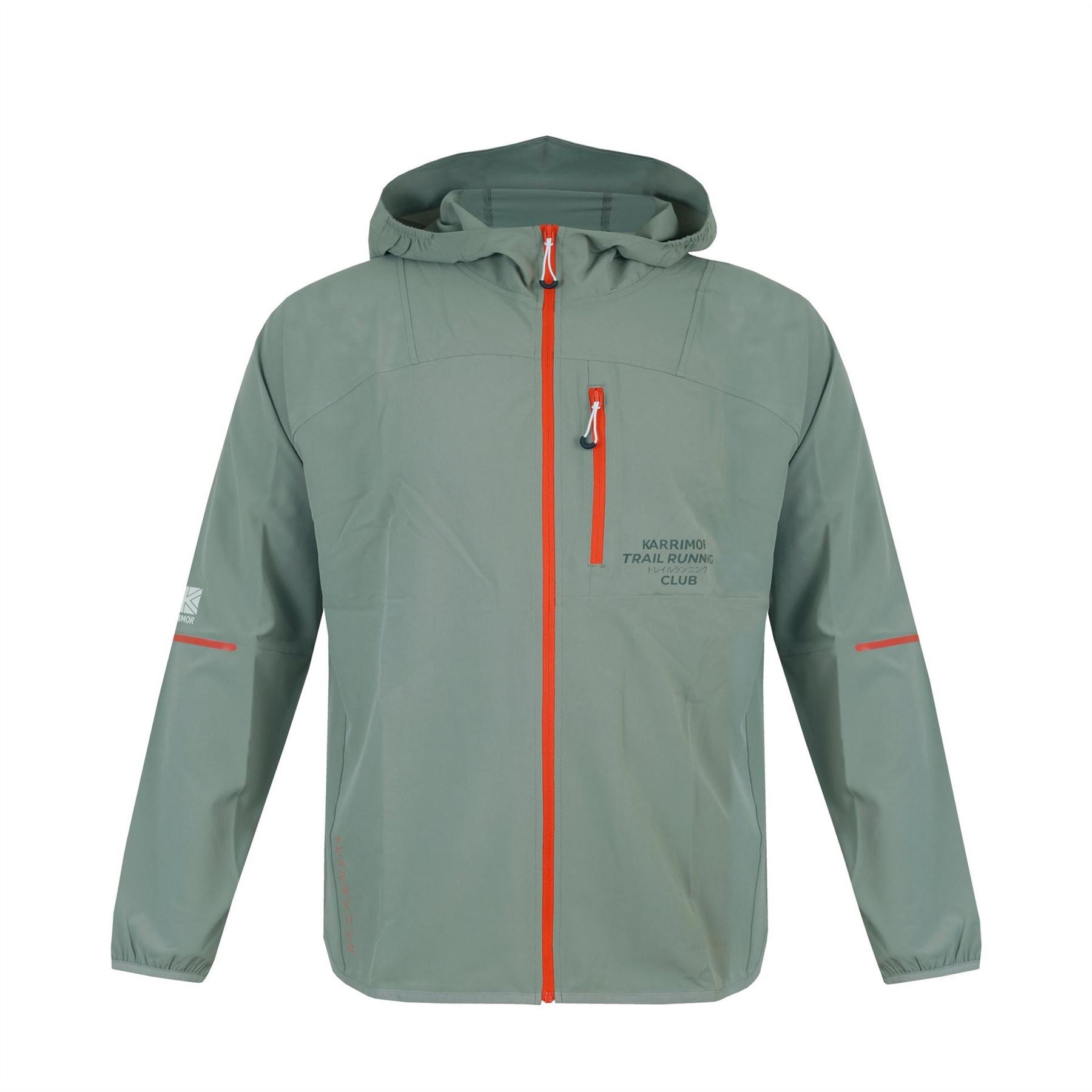 Karrimor  Weather Resistant Reflective Long Sleeve Full Zip Slim Fit Performance Running Jacket