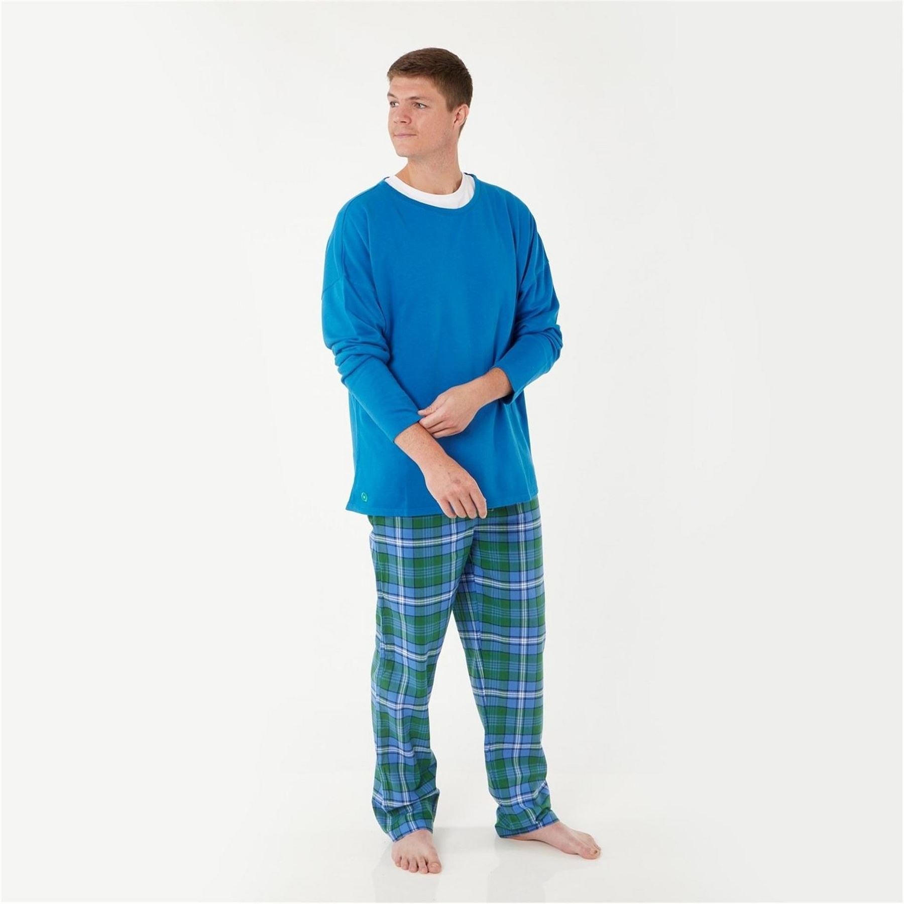 Loungers Mens Organic Brushed Cotton Lounge Trousers