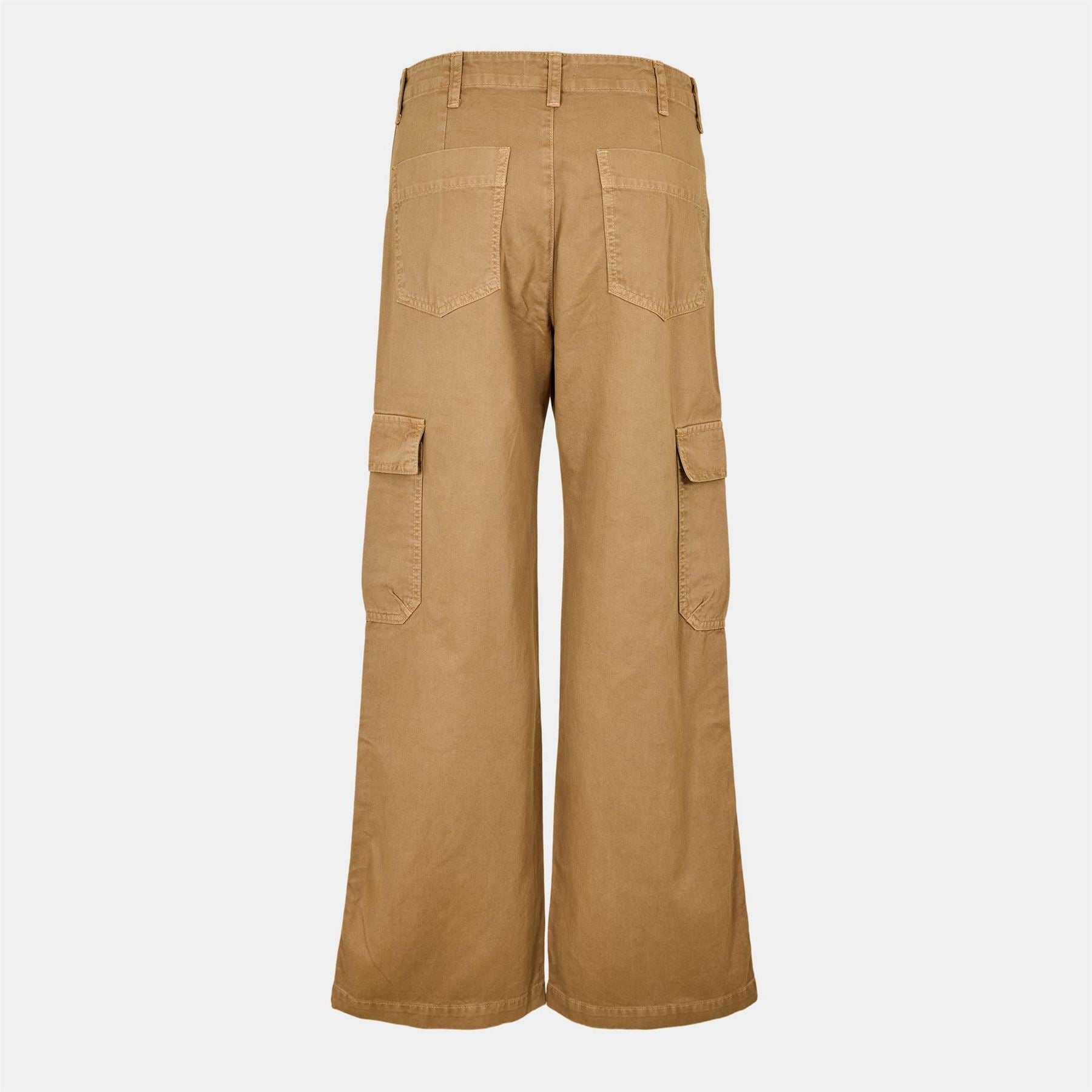 Velvet by Graham and Spencer Solid Wide Leg Cargo Trousers