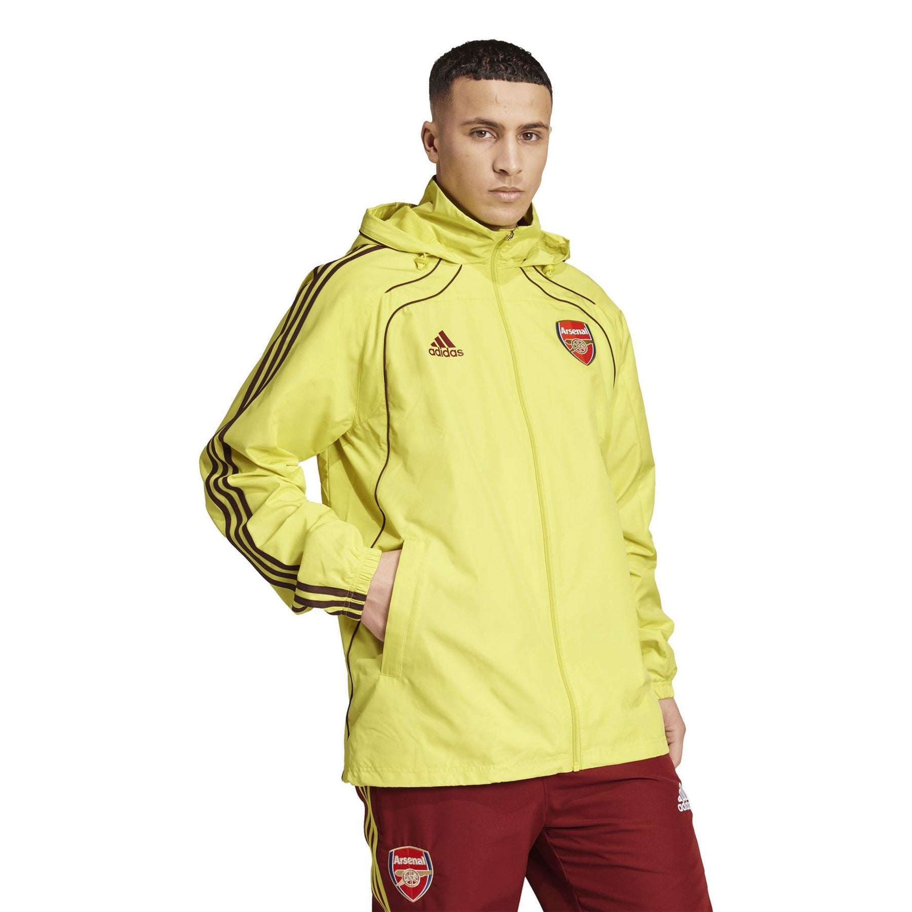 adidas Mens Arsenal Ubackpack Windbreaker 24 25