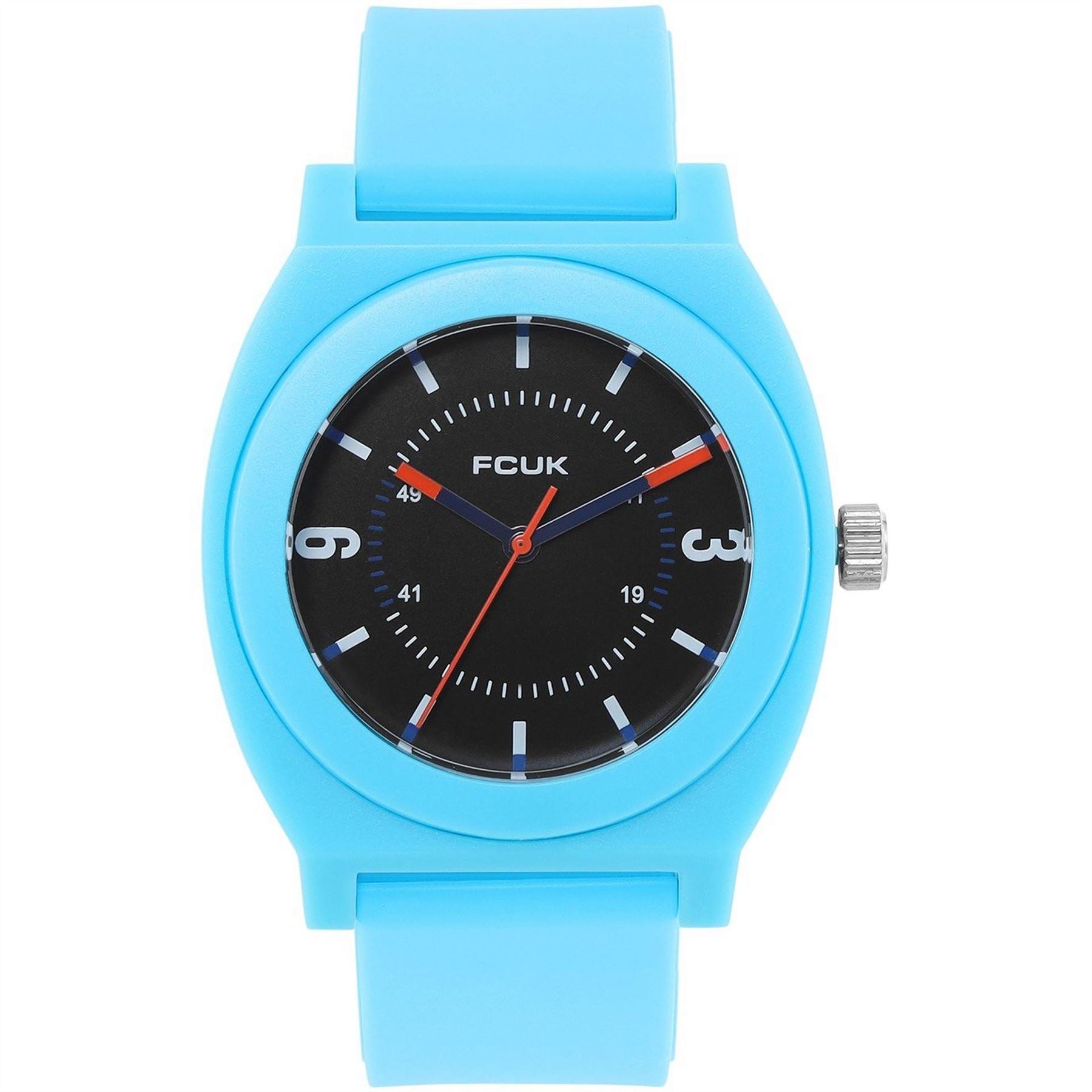 FCUK Analog Black Dial Unisex Watch