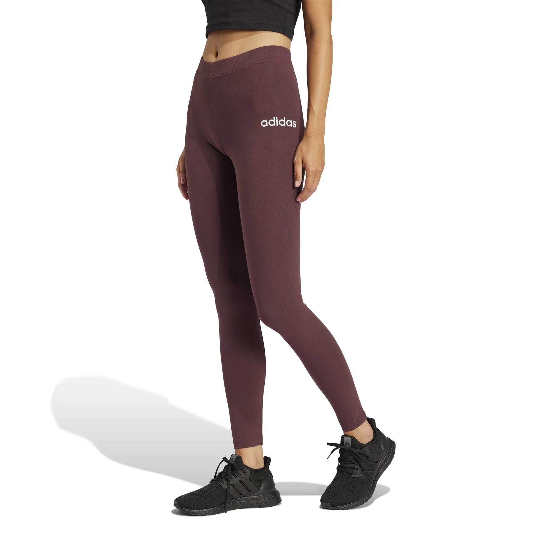 adidas Solid Patterned Shapewear Leggings
