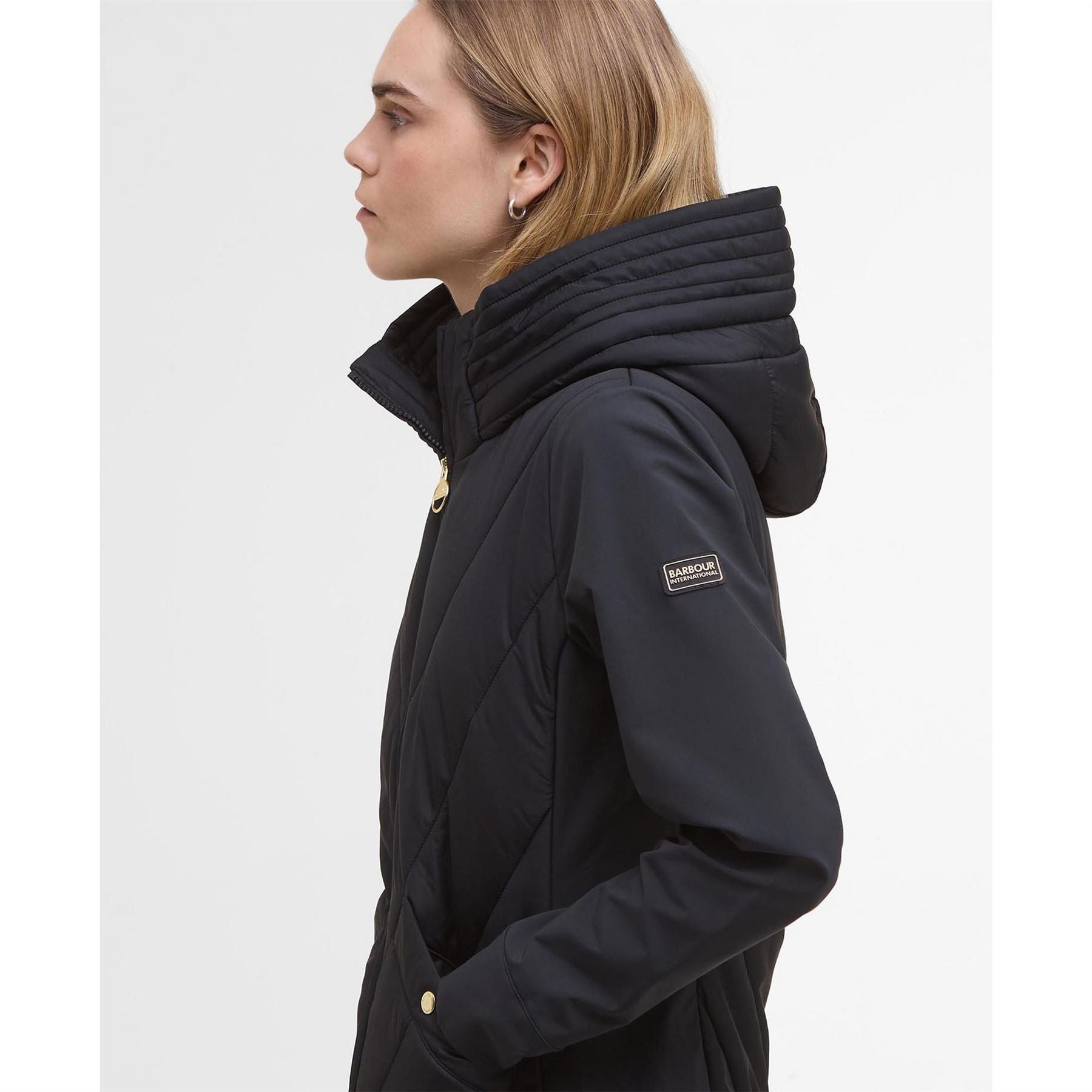 Barbour International Quilted Sweatshirt