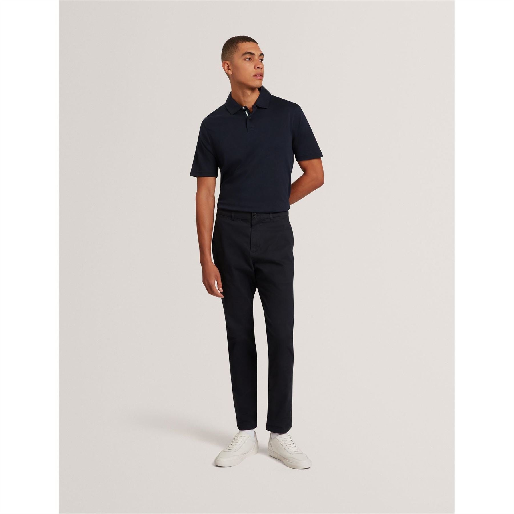 Ted Baker Mercerised Collared Neck Short Sleeve Polo Shirt