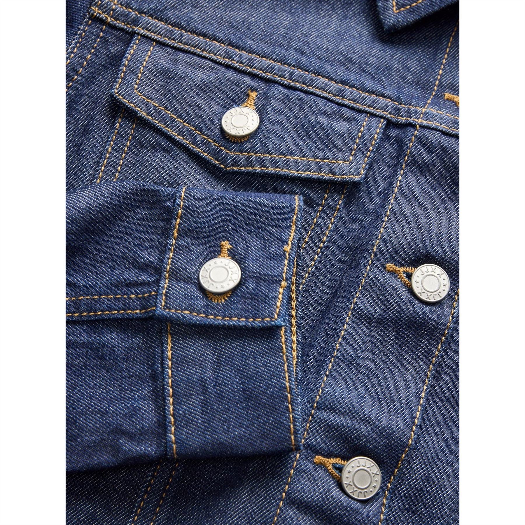 JJXX Solid Patterned Denim Jacket