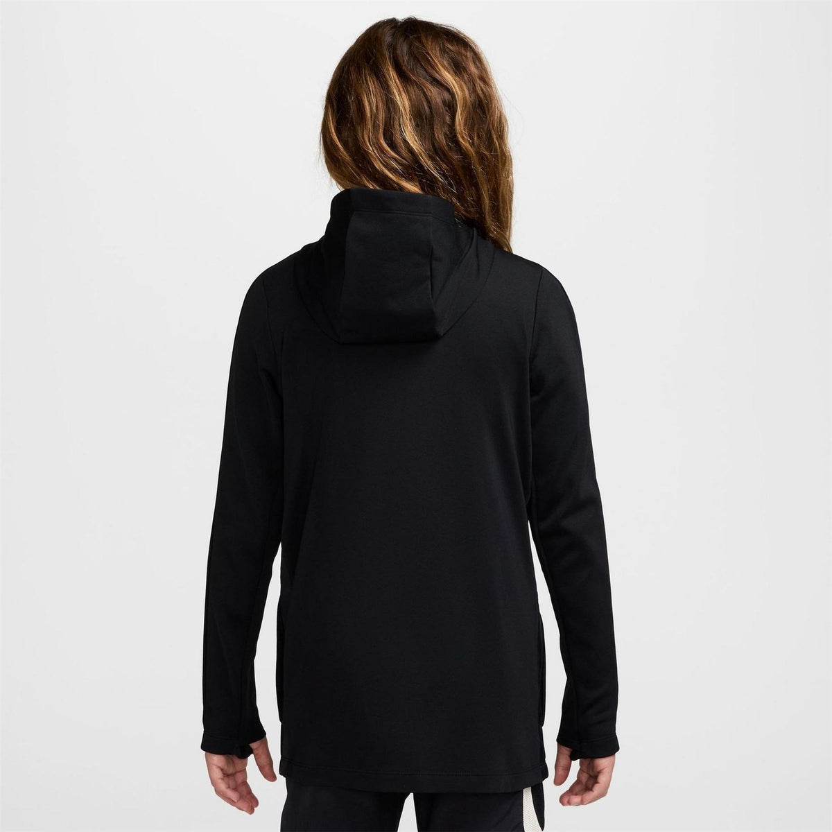 Nike Solid Patterned Half Zipper Band Collared Thumbhole Cuff Track Jacket