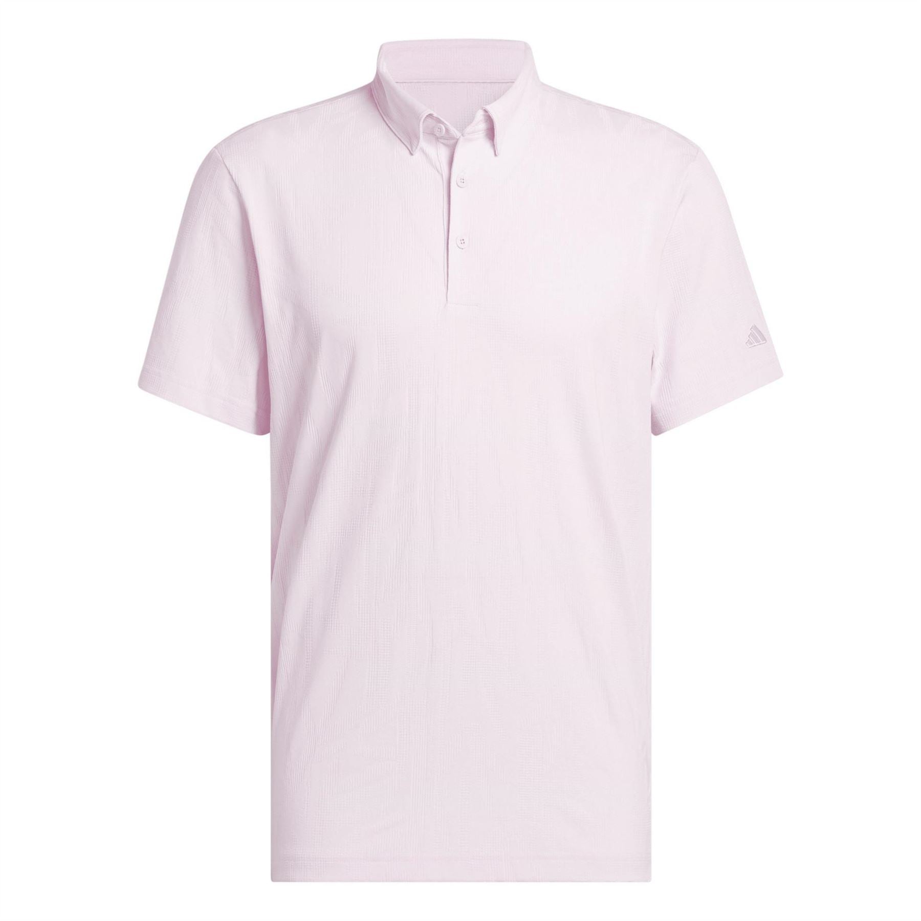adidas Go To Text Short Sleeve Performance Polo Shirt