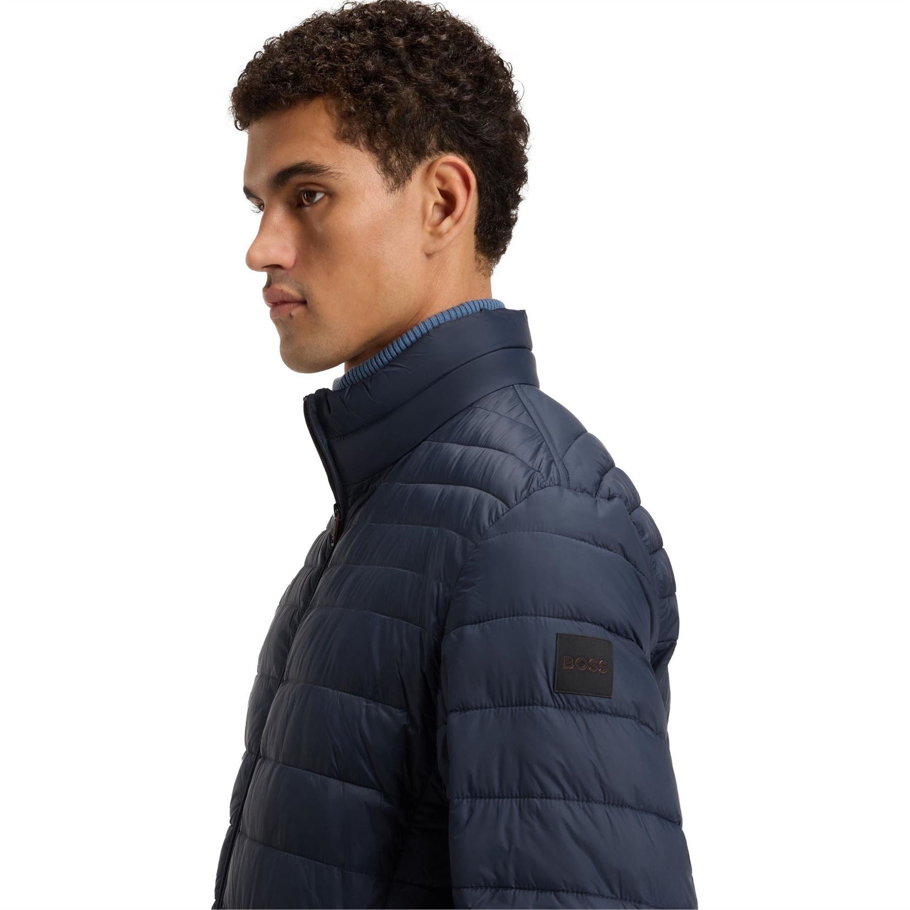 Boss Oden  Orange Lightweight Short Puffer Jacket