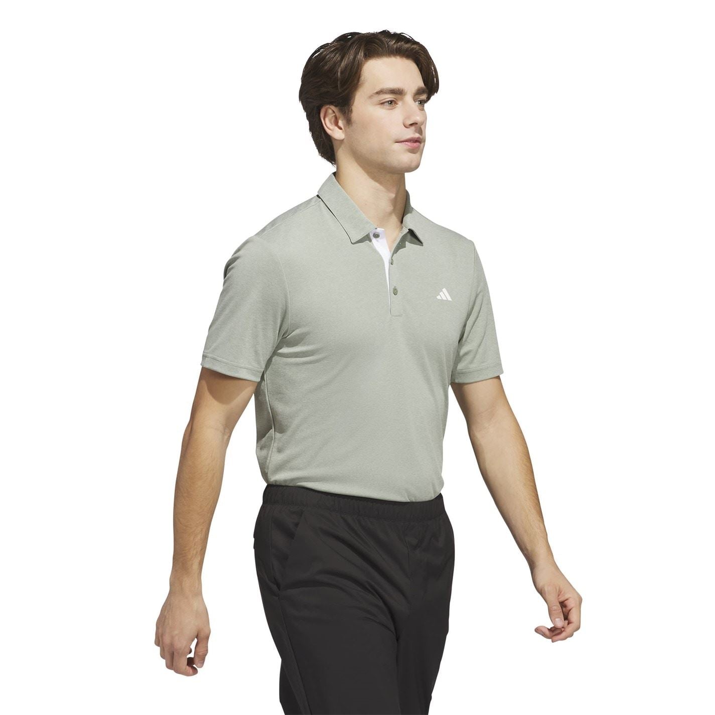 adidas Mens Heather Polo Shirt