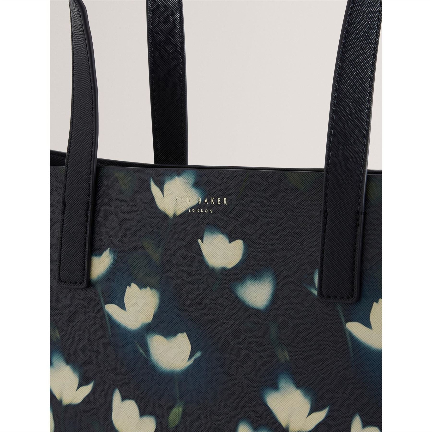 Ted Baker XL Print Icon Floral Patterned Tote with Logo