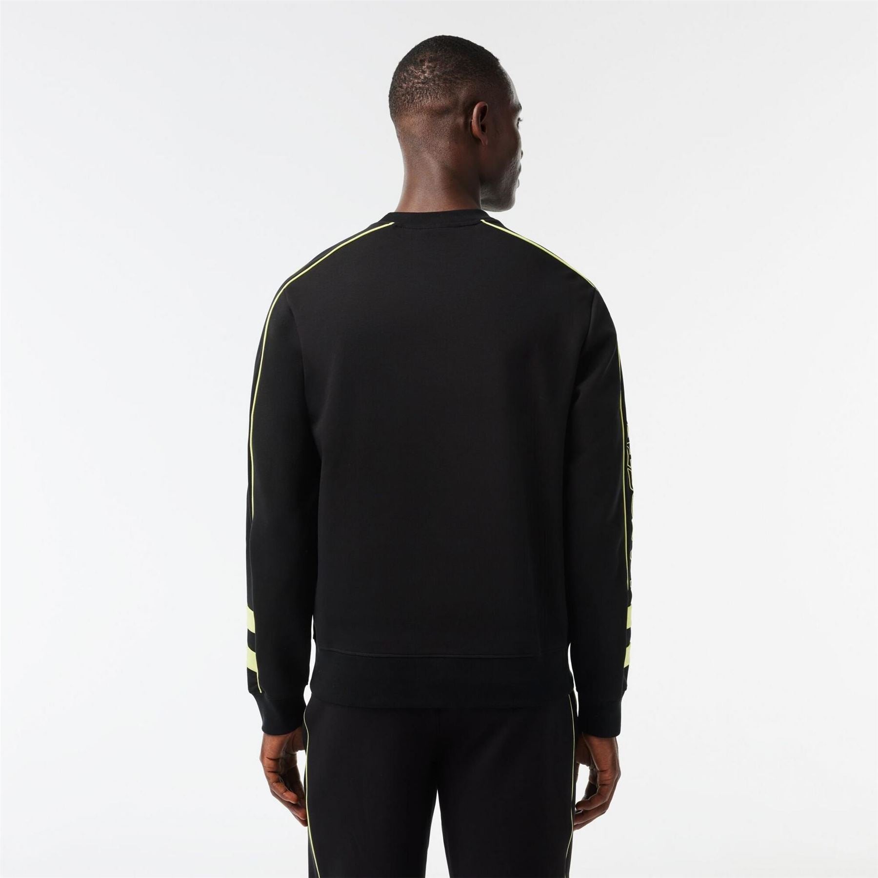 Lacoste Reflective Trim Lacoste Lettering Hoodie