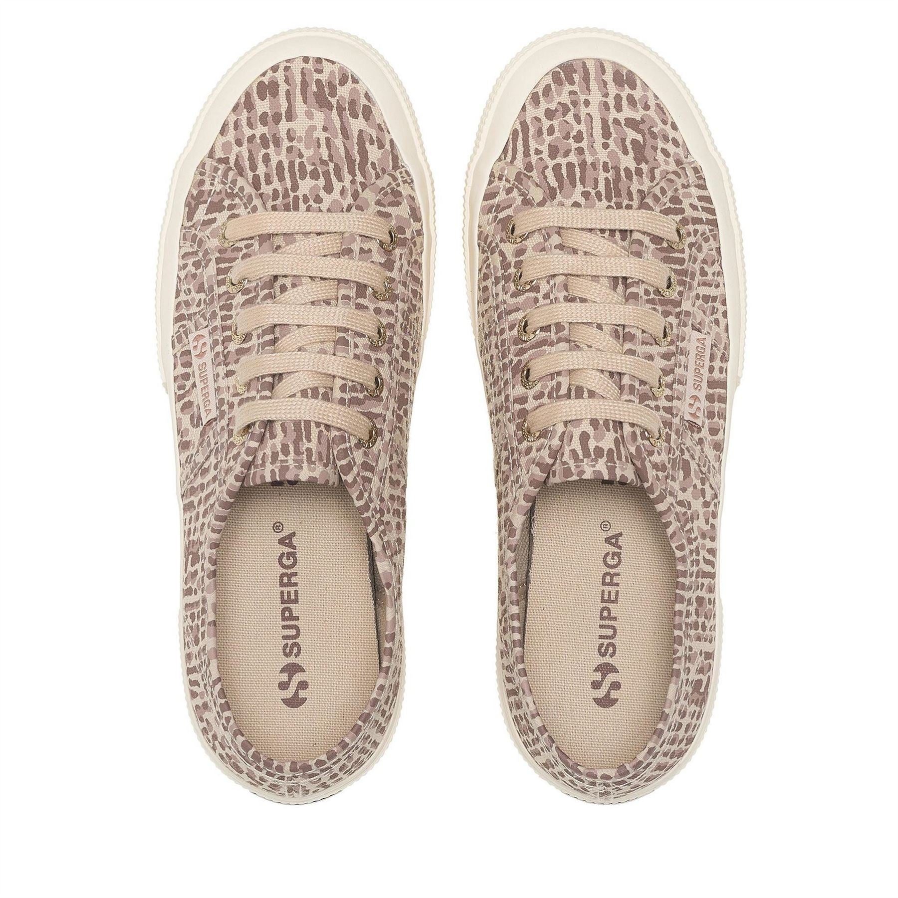 Superga 2750 Jag Print Canvas Low Top Sneakers