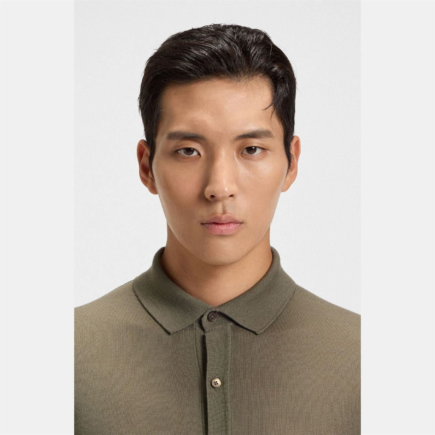 Boss Regular FiT-Shirt In Virgin Wool