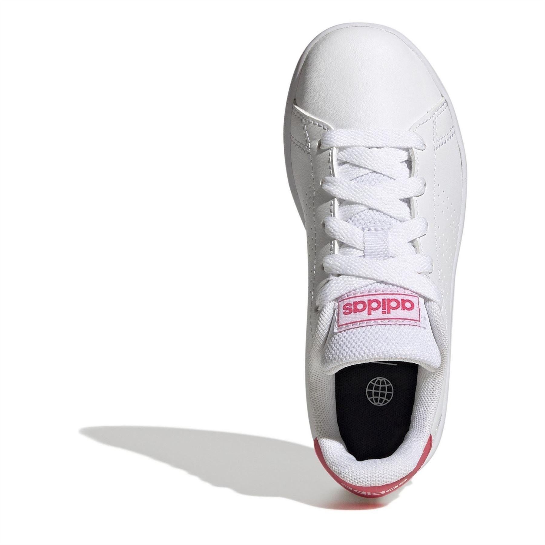 adidas Advantage Lace Up Low Top Sneakers