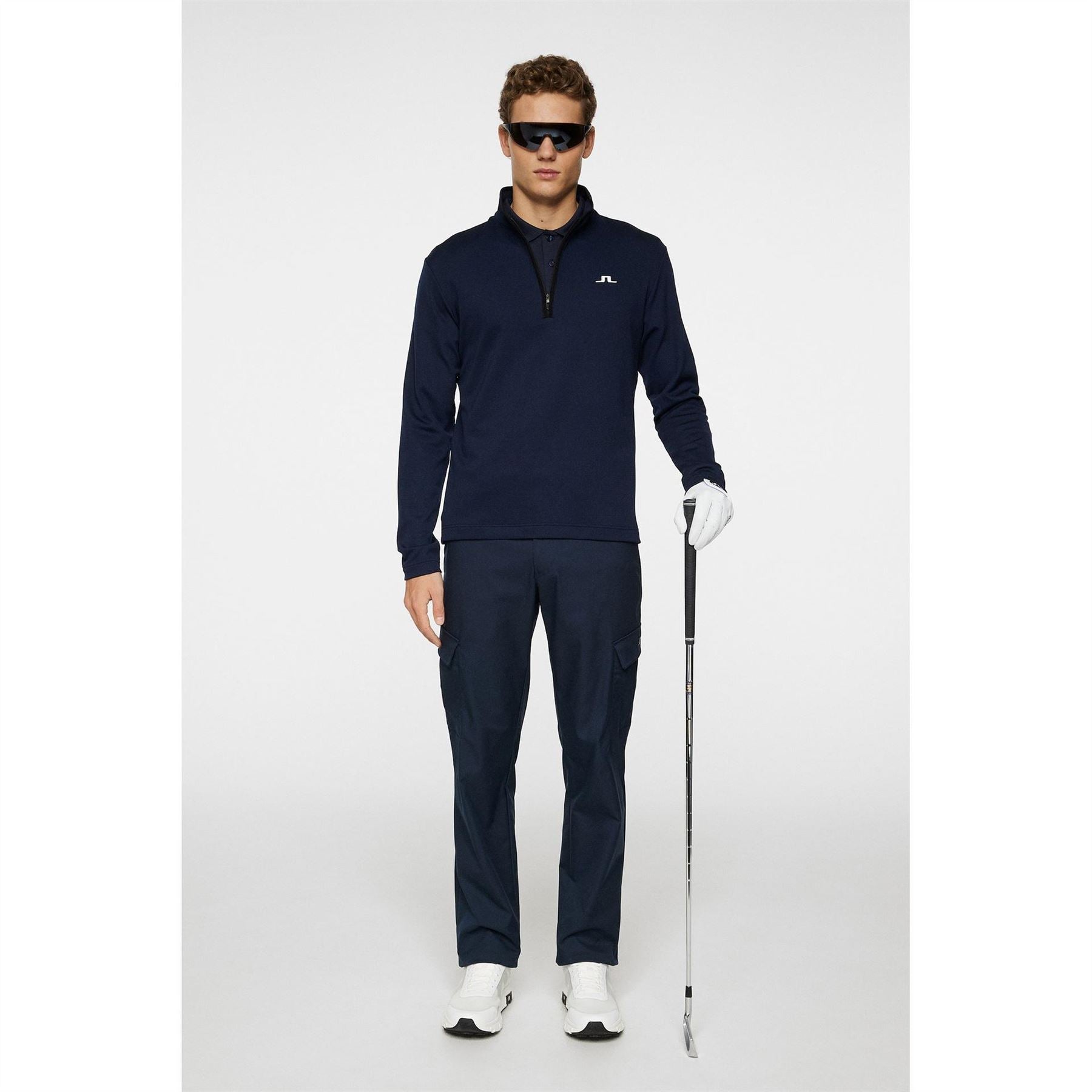 J Lindeberg Golf Half-Zip Regular Fit Long Sleeve Sweatshirt