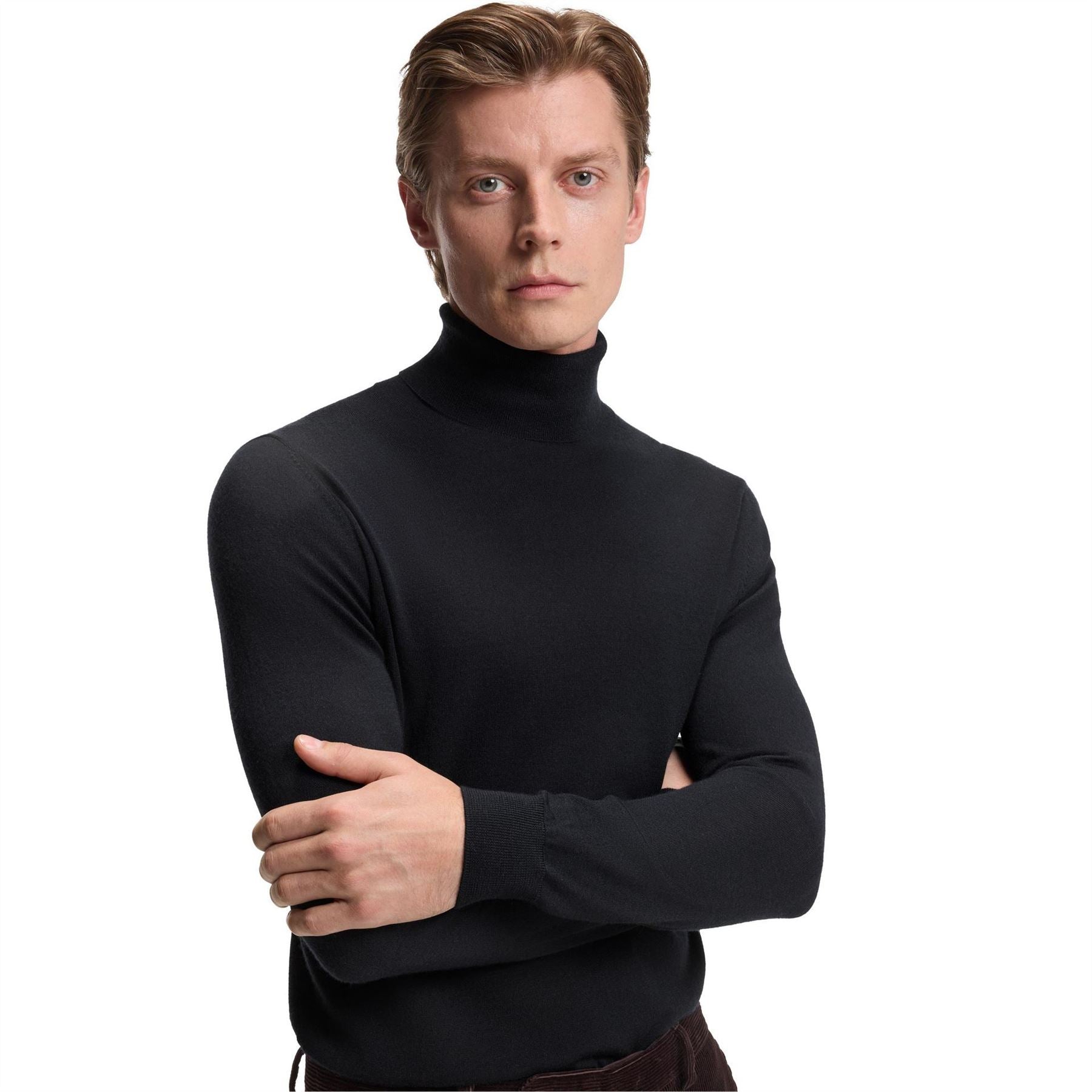 Boss Hernando Turtle Neck Long Sleeve Sweater