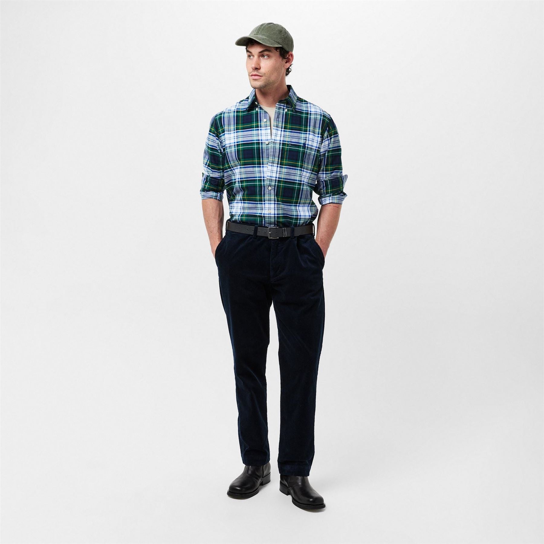 Polo Ralph Lauren Cord Solid Patterned Straight Chinos