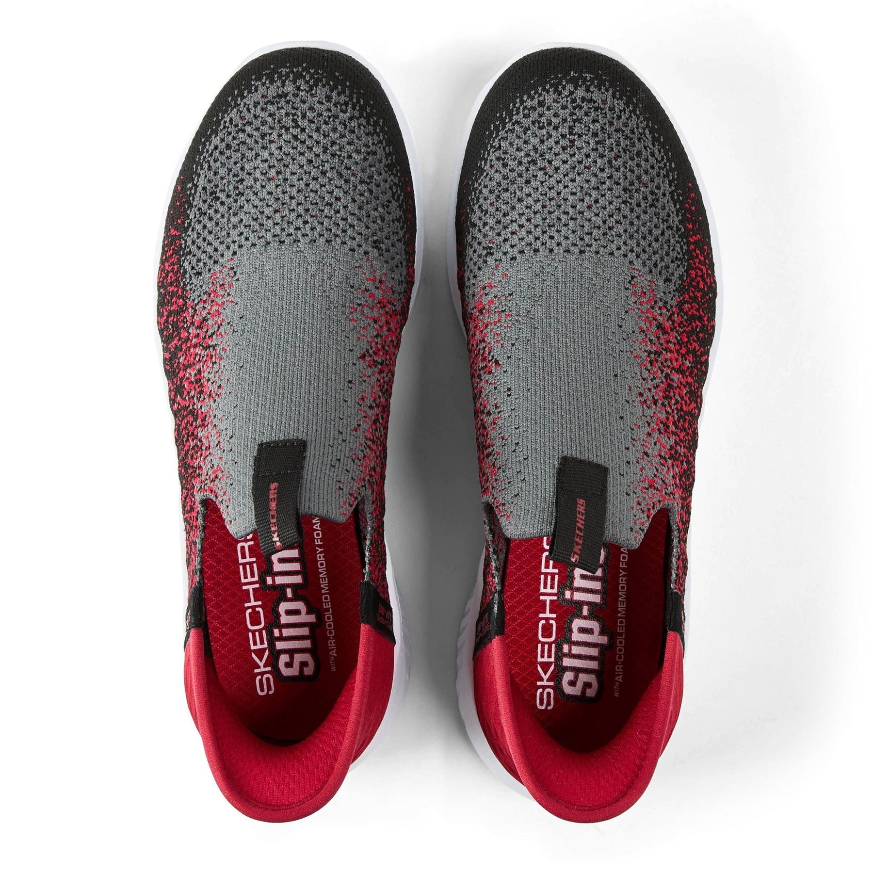 Skechers Ins Stretch Knit Sneaker W Air Slip On Trainers Unisex Kids